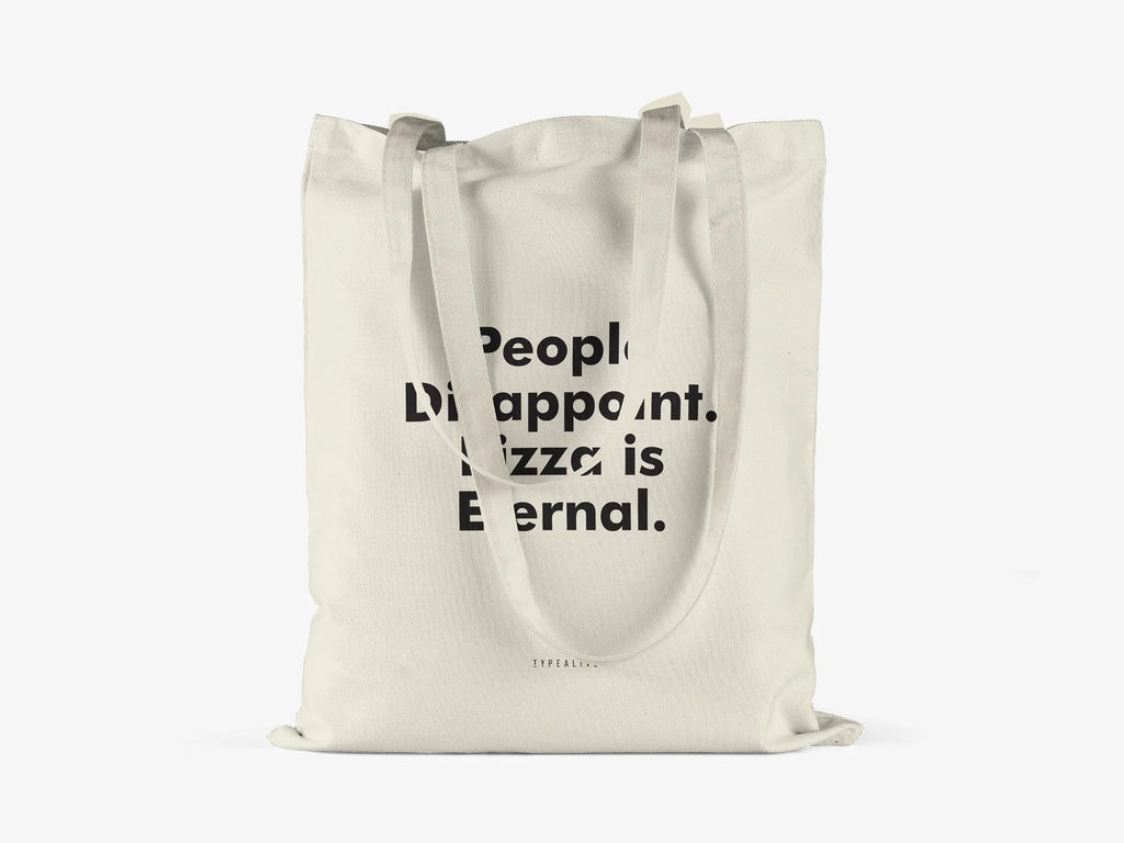 pizza tote bag banella santorini δωρο