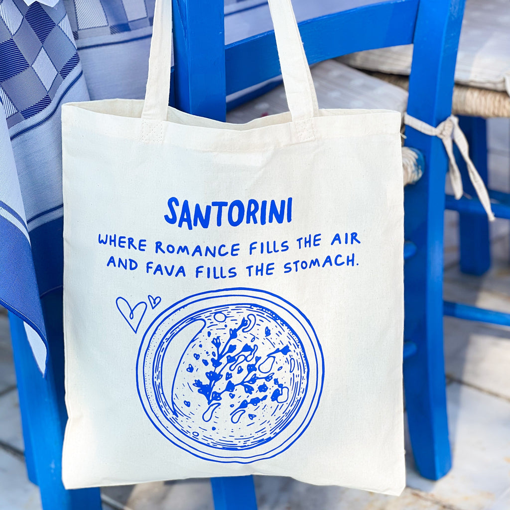 tote bag banella santorini δωρο