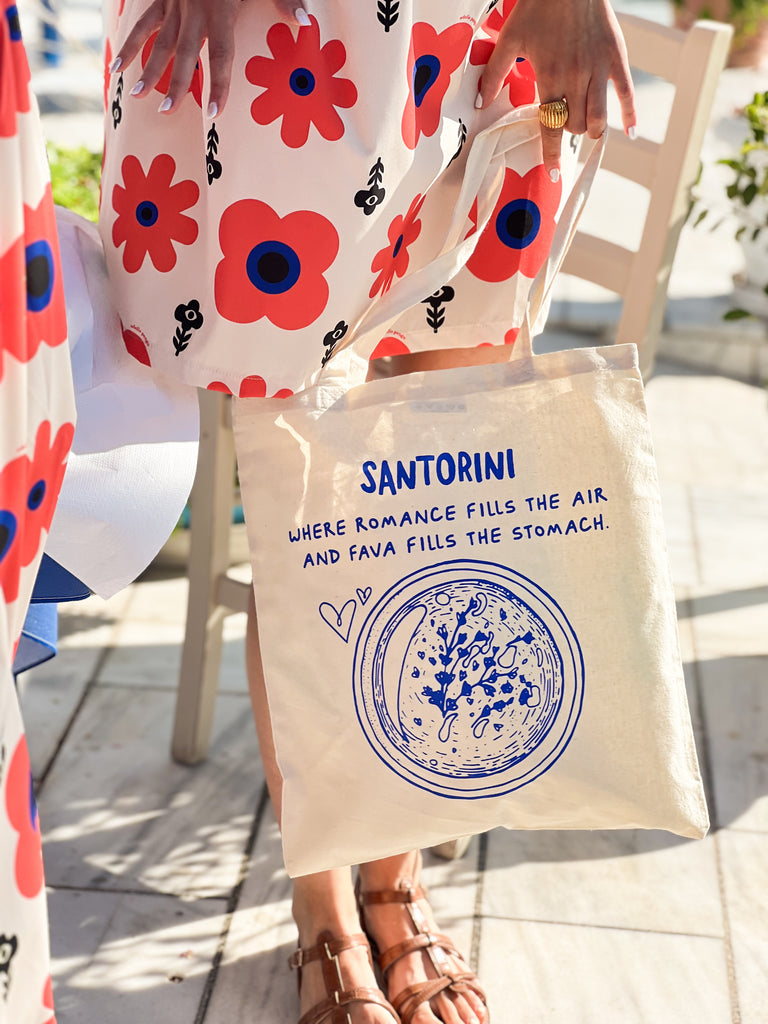 tote bag banella santorini δωρο