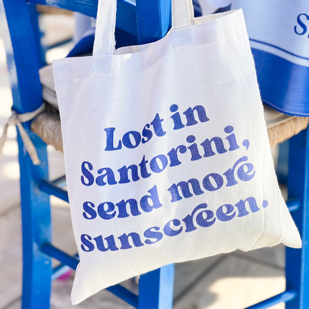 tote bag banella santorini δωρο